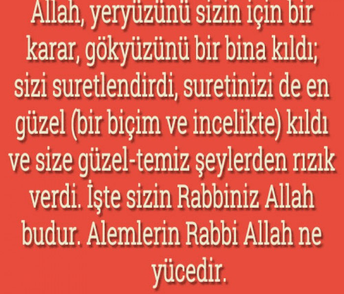 Mümin Suresi 64